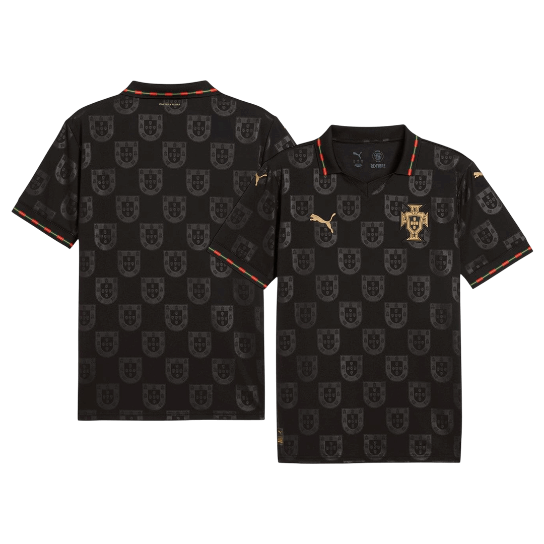 Portugal Maillot Kit - Coupe du Monde 2026 Noir