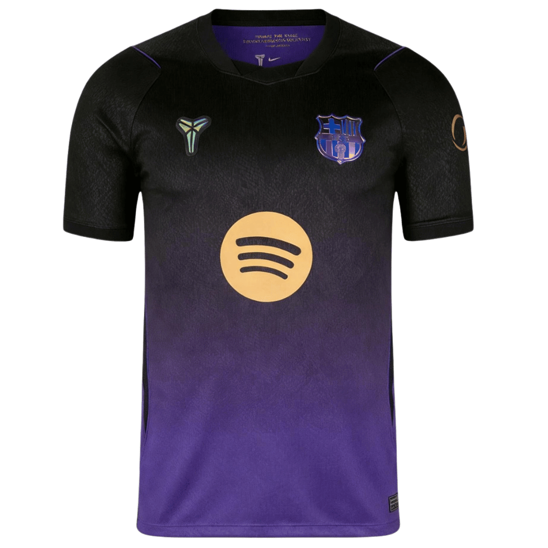 CUBARSÍ #5 Barcelone Extérieur Maillot 2026/27 Black/Purple - UCL