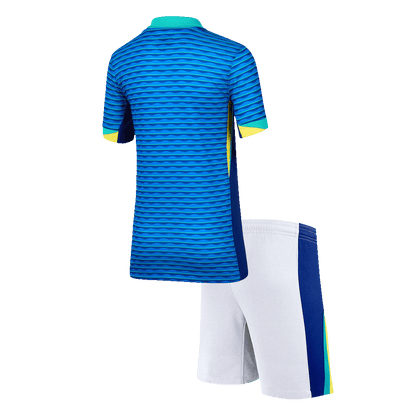Brésil Extérieur Maillot Kit 2024 Enfant - Mon Maillot Foot Store