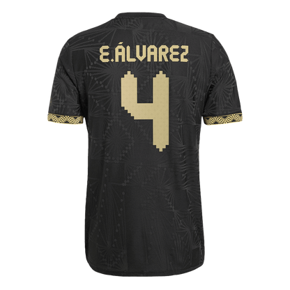 E.ÁLVAREZ #4 Mexique Third Maillot 2025 Authentique - Gold Cup