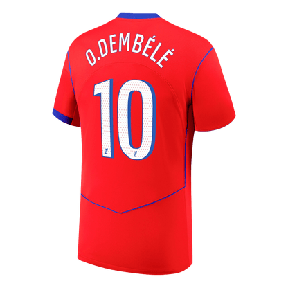 O.DEMBÉLÉ #10 Paris Third Maillot 2025/26 Rouge