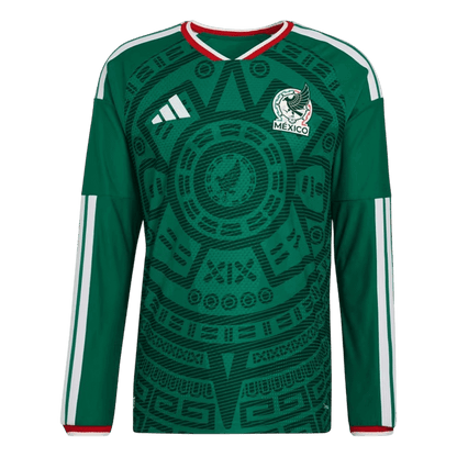 Mexico Thuis Shirt Lange Mouwen - WK 2026 Groen