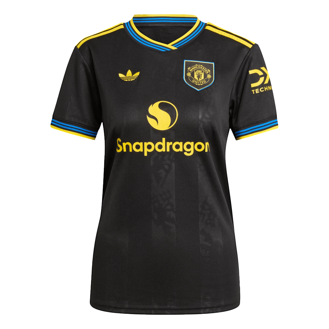 Manchester United Derde Shirt 2025/26 Dames Zwart