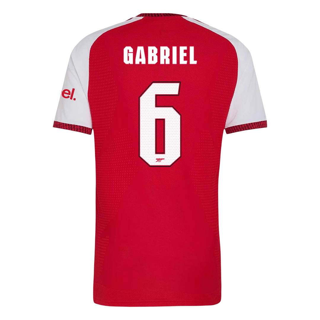 GABRIEL #6 Arsenal Domicile Maillot 2026/27 Rouge Joueur - UCL