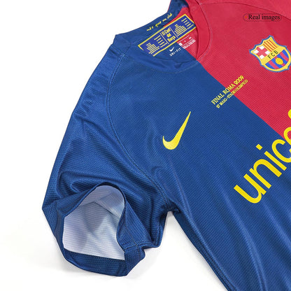 Vintage Barcelone Domicile Maillot 2008/09 - UCL Final