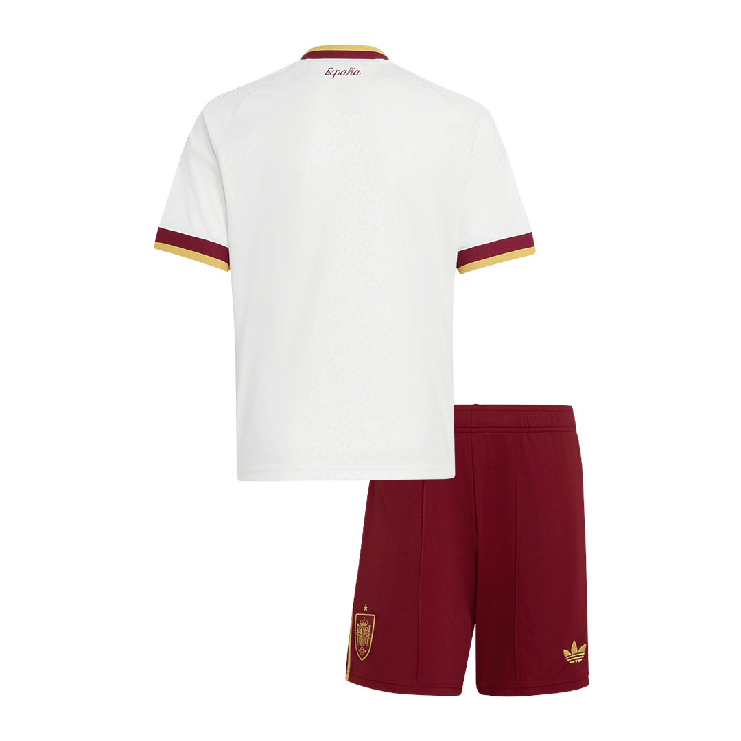 Spanje Uitshirt Tenue 2026 Kinderen Wit