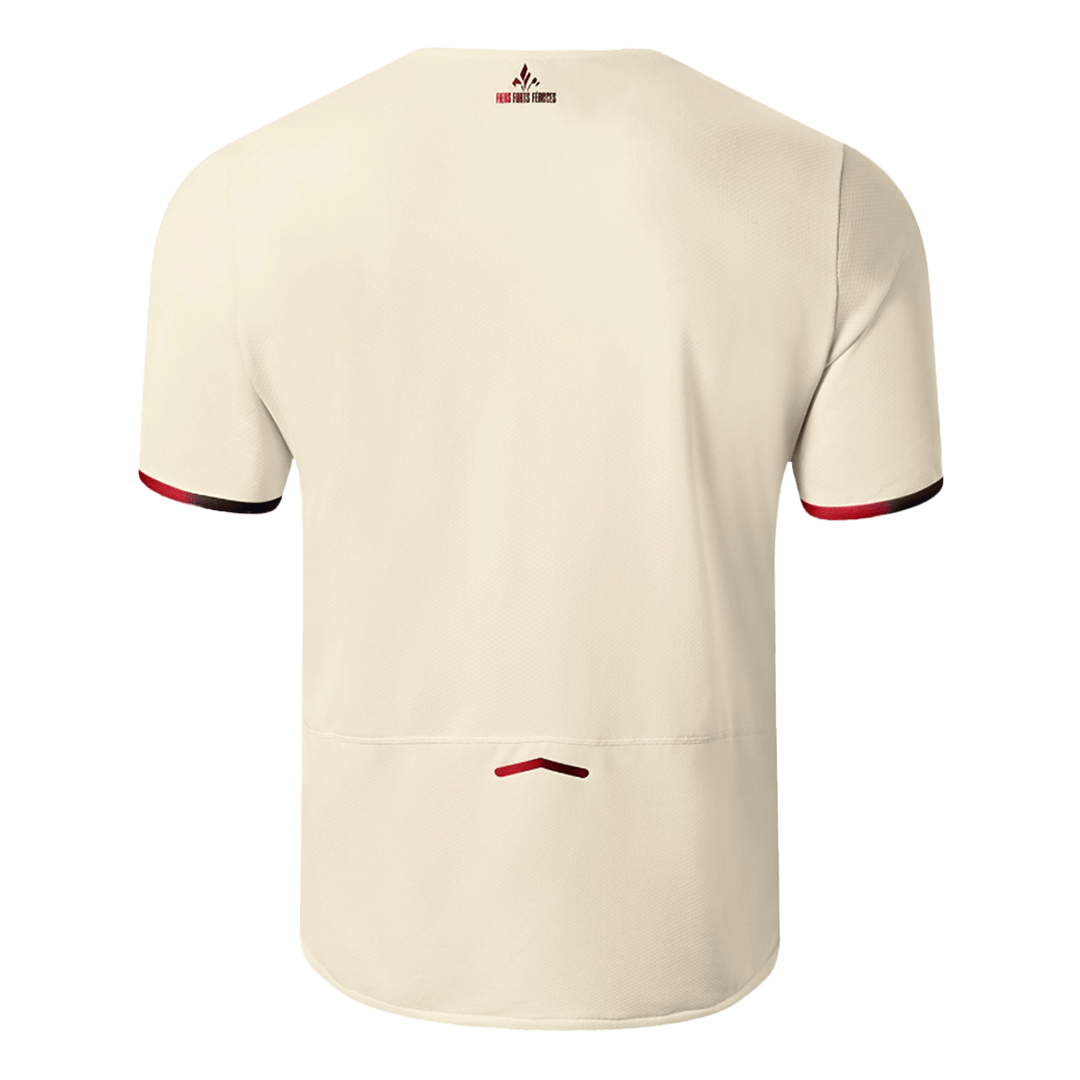 LOSC Extérieur Maillot 2025/26 Beige Grande Taille