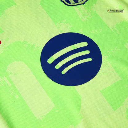 Barcelone Third Maillot 2024/25 Spotify Logo Without Text - Super Grande Taille