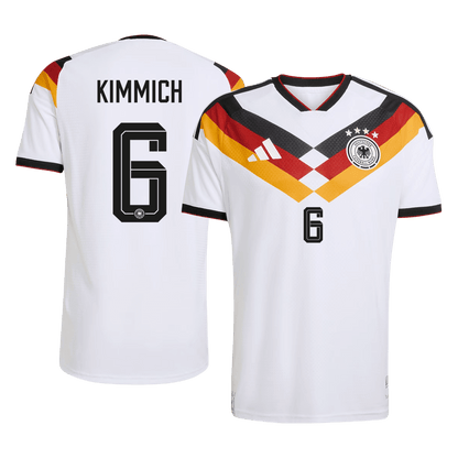 KIMMICH #6 Allemagne Domicile Maillot Coupe du Monde 2026 Blanc Joueur