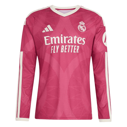 Real Madrid Third Maillot Manches Longues 2026/27 Rose