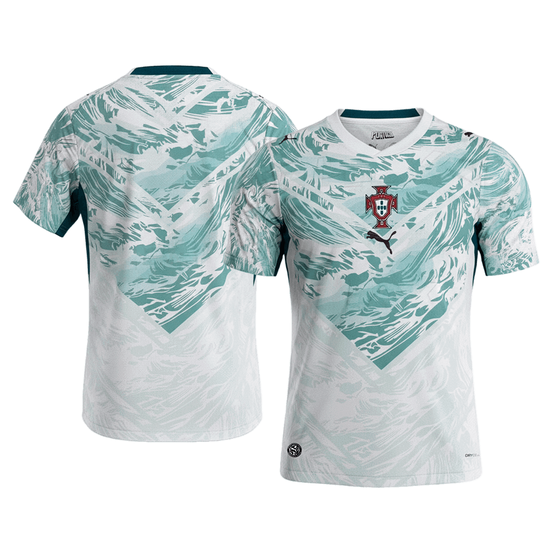 Portugal Extérieur Maillot Coupe du Monde 2026 White&Green Grande Taille