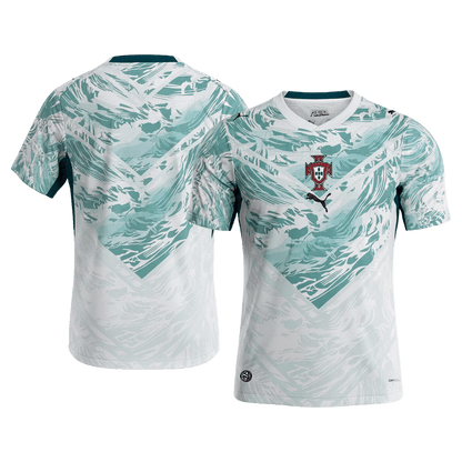 Portugal Extérieur Maillot Coupe du Monde 2026 White&Green Grande Taille