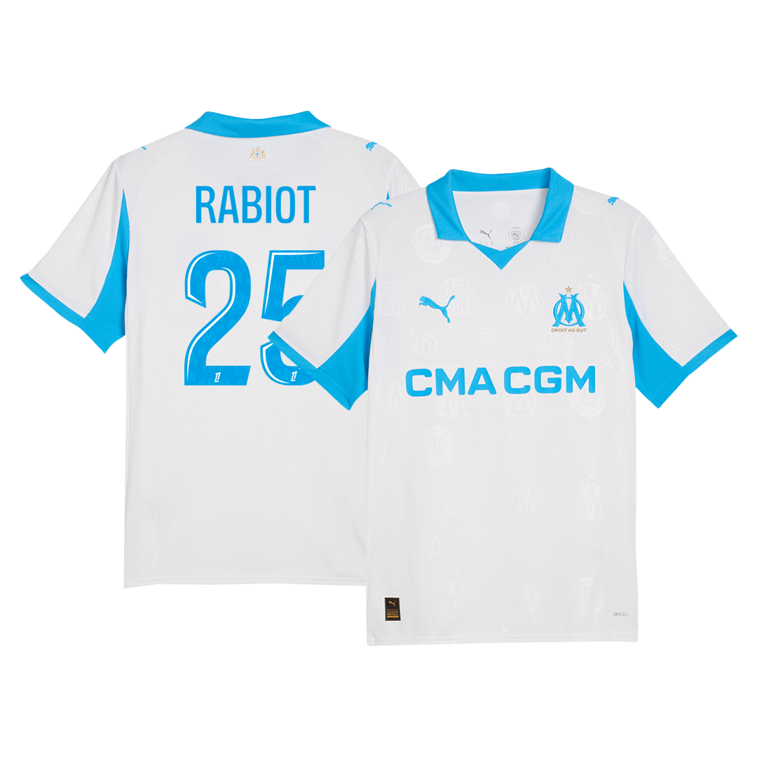 Maillot Olympique De Marseille Exterieur Rabiot Saison 2024-2025 Maillot Olympique De Marseille Exterieur Rabiot Saison 2024-2025