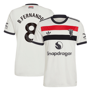 B.FERNANDES #8 Manchester United Third Maillot 2024/25 - Super
