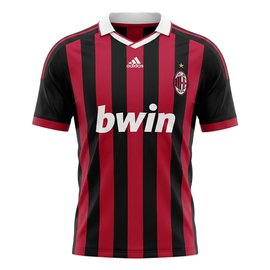 Retro AC Milan Domicile Maillot 2009/10 Rouge&Noir