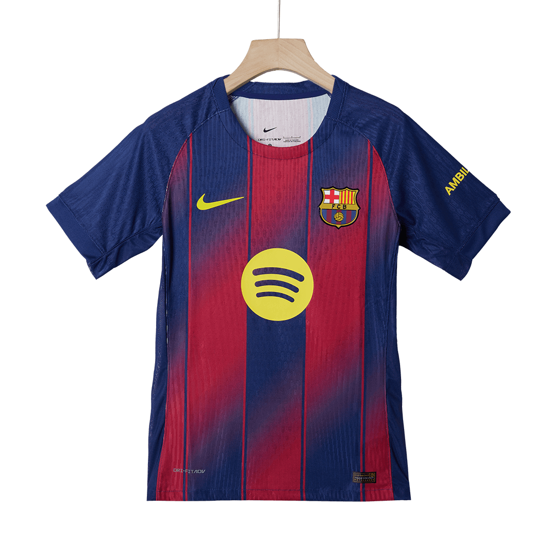 ROONY #28 Barcelone Domicile Maillot 2025/26 Rouge et Bleu Joueur
