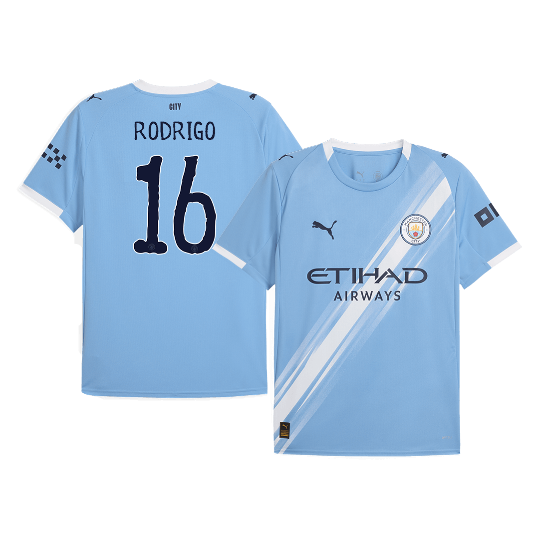 RODRIGO #16 Manchester City Domicile Maillot 2025/26 - Club World Cup Grande Taille