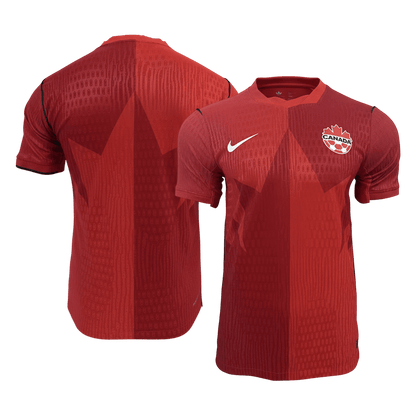 Canada Domicile Maillot Coupe du Monde 2026 Rouge Joueur