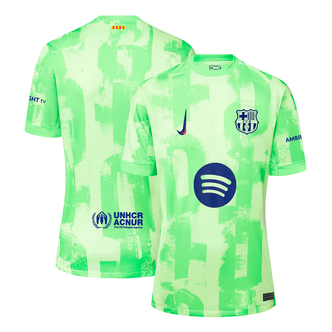 Barcelone Third Maillot 2024/25 Spotify Logo Without Text - Super Grande Taille