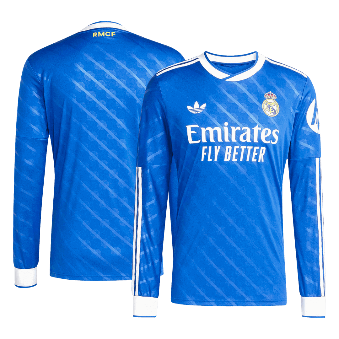 Real Madrid Third Maillot Manches Longues 2025/26 Grande Taille