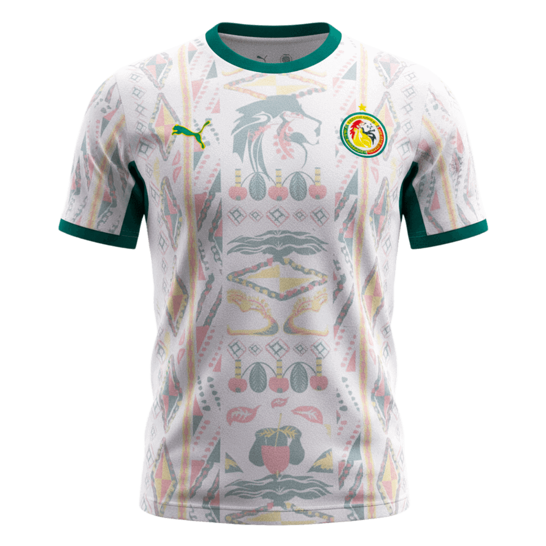 Senegal Thuisshirt Wereldbeker 2026 Wit Grote Maat