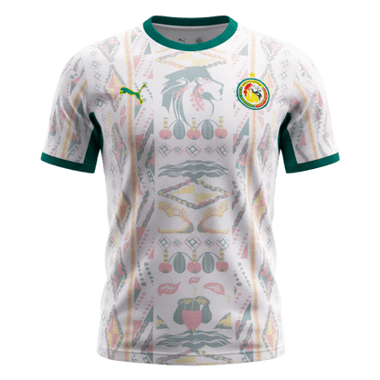 Senegal Thuisshirt Wereldbeker 2026 Wit Grote Maat