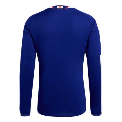 Japan Thuisshirt Lange Mouwen - Wereldkampioenschap 2026 Marineblauw Grote Maten