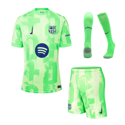 Barcelone Third Maillot Kit 2024/25 Spotify Logo Without Text - Super