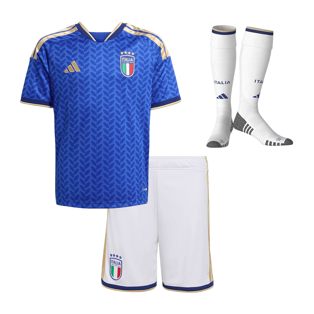 Italie Domicile Maillot Kit - Coupe du Monde 2025/26 Enfant Bleu