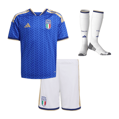 Italie Domicile Maillot Kit - Coupe du Monde 2025/26 Enfant Bleu