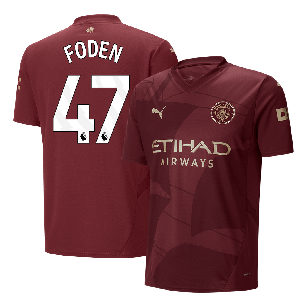 Maillot de Foot FODEN #47 Manchester City Third Maillot 2024/25
