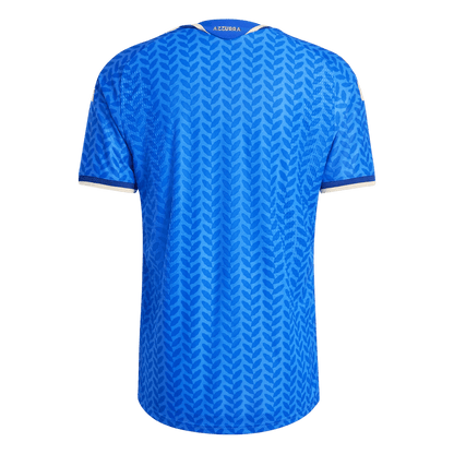 Italië Thuisshirt Wereldkampioenschap 2026 Blauw Speler Grote Maat