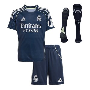 Real Madrid Extérieur Maillot Kit 2025/26 Junior Bleu marine