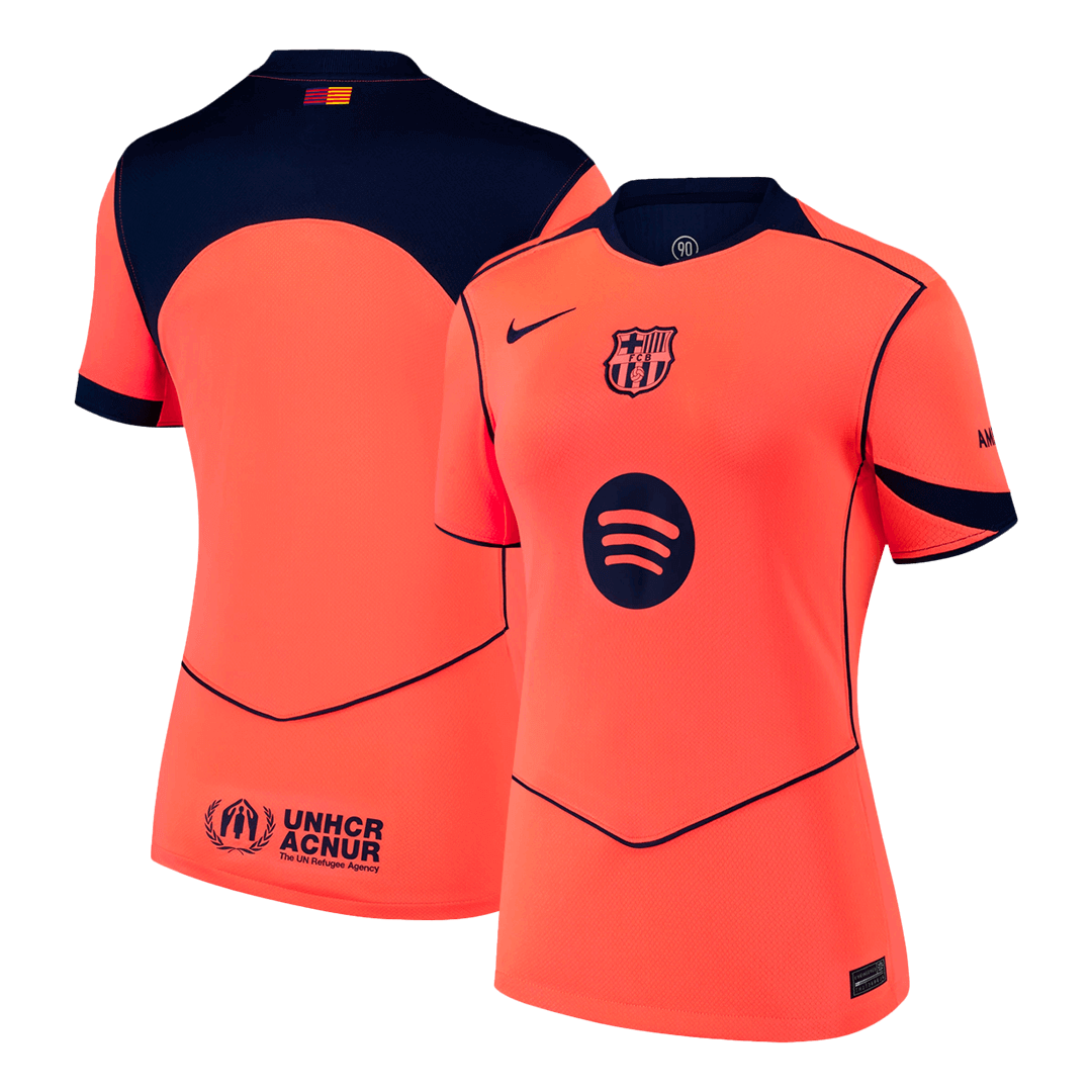 Vrouw Barcelona Derde Thuisshirt 2025/26 Oranje