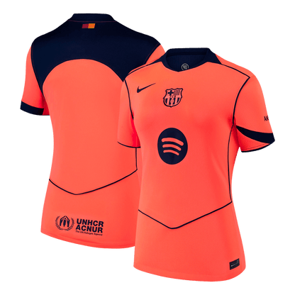 Vrouw Barcelona Derde Thuisshirt 2025/26 Oranje