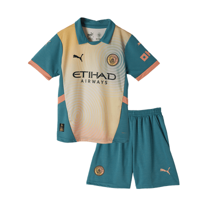 Manchester City Fourth Maillot Kit 2024/25 - Definitely City (UCL) Enfant