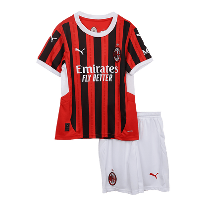 Milan AC Domicile Maillot Kit 2024/25 Enfant - Mon Maillot Foot Store