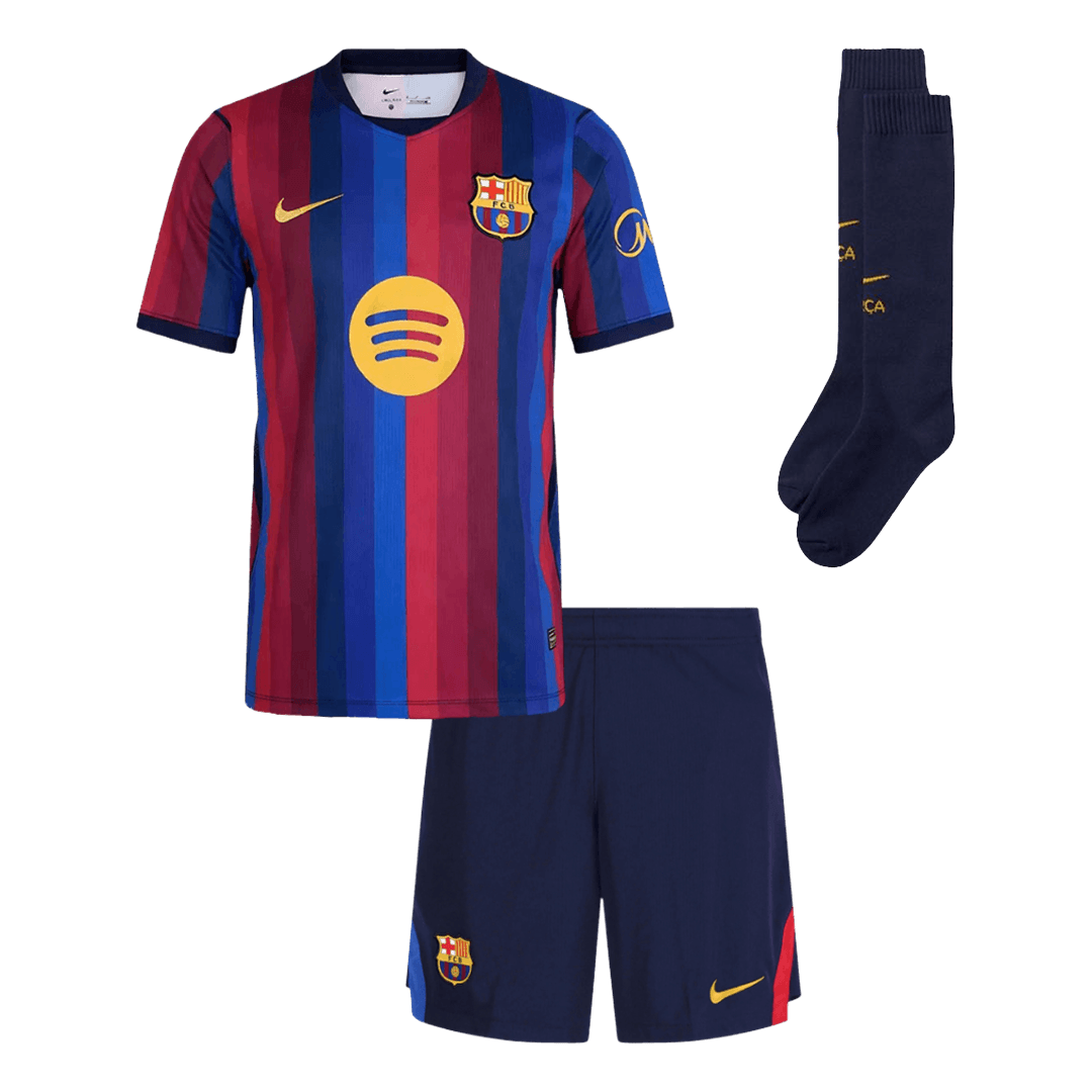 Barcelone Domicile Maillot Kit 2026/27 Enfant Rouge&Bleu - Super