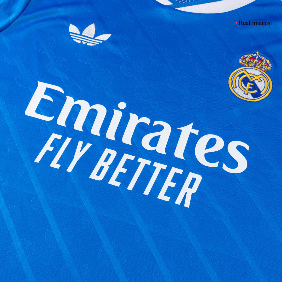 Real Madrid Third Maillot Kit 2025/26 Bleu