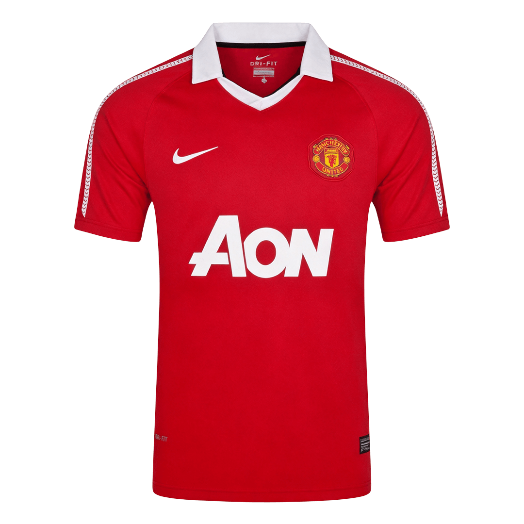 Retro Manchester United Thuisshirt 2010/11 Rood