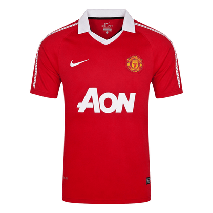 Retro Manchester United Thuisshirt 2010/11 Rood