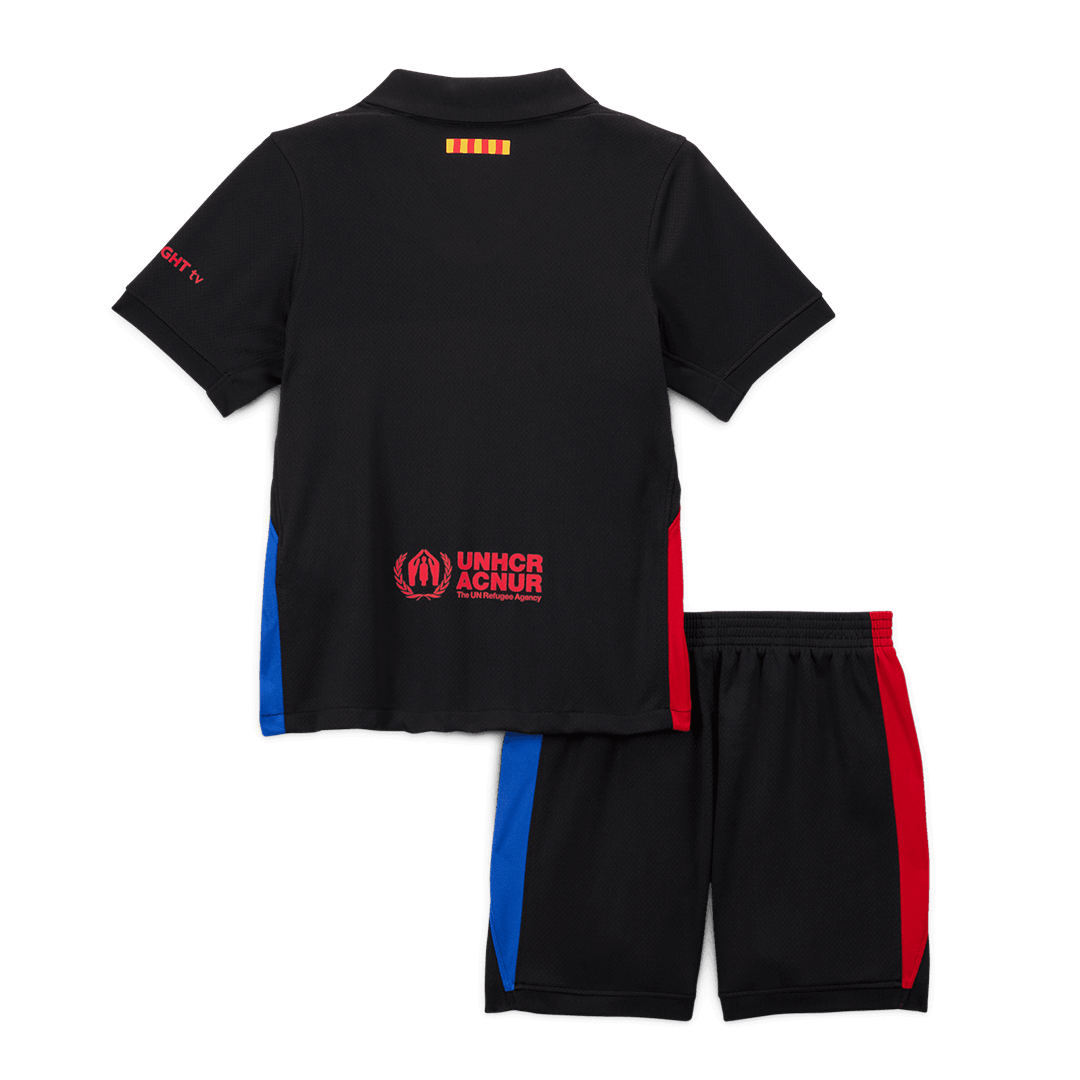 Barcelone Extérieur Maillot Kit 2024/25 - Spotify Logo Without Text Junior - Mon Maillot Foot Store