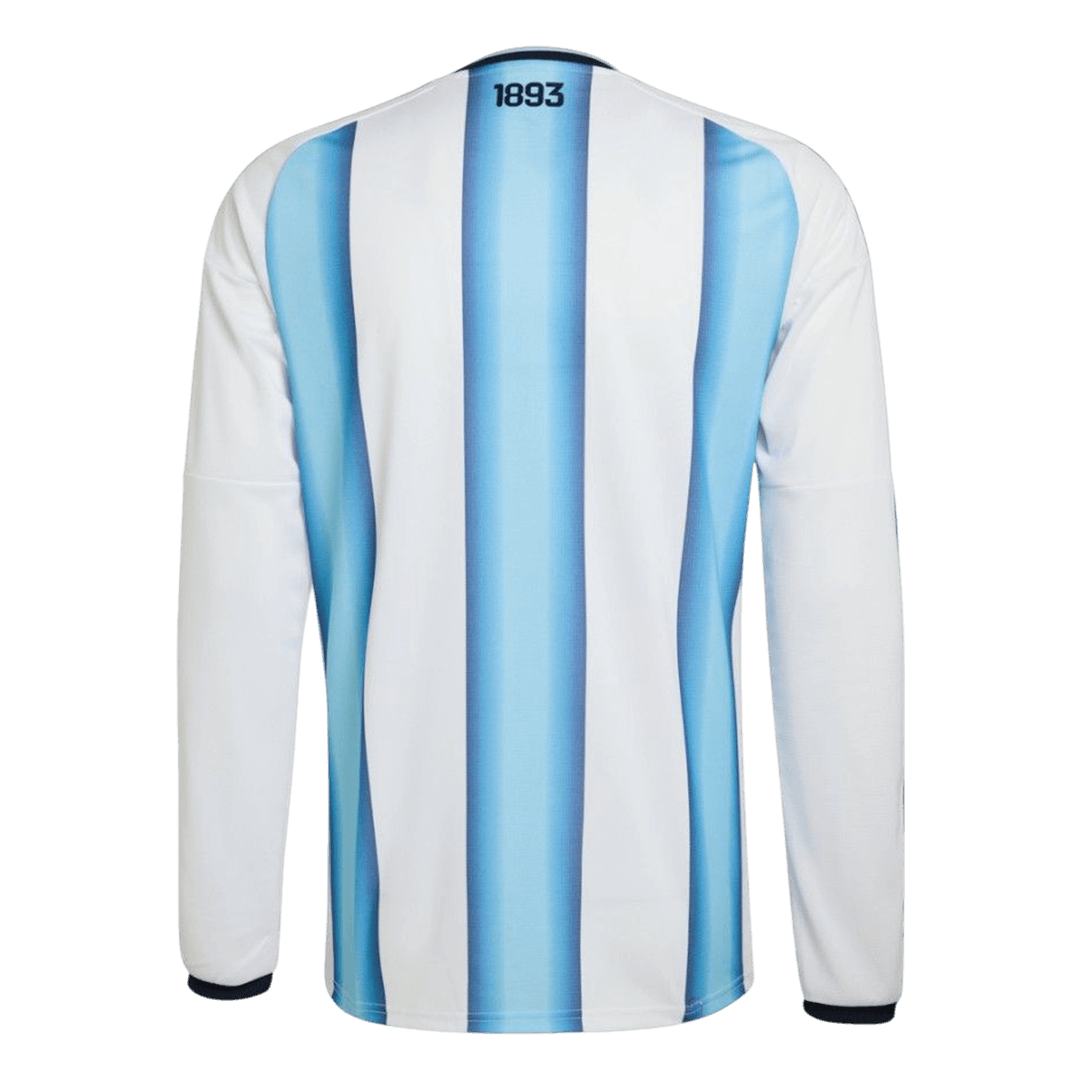 Argentine Domicile Maillot Manches Longues - Coupe du Monde 2026 Blue&White Grande Taille