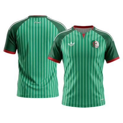 Algerije Uit Thuisshirt - Wereldkampioenschap 2026 Groen Grote Maten