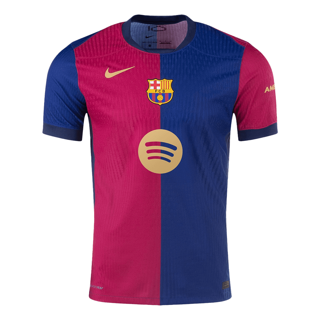 Barcelone Domicile Maillot 2024/25 Authentique Grande Taille