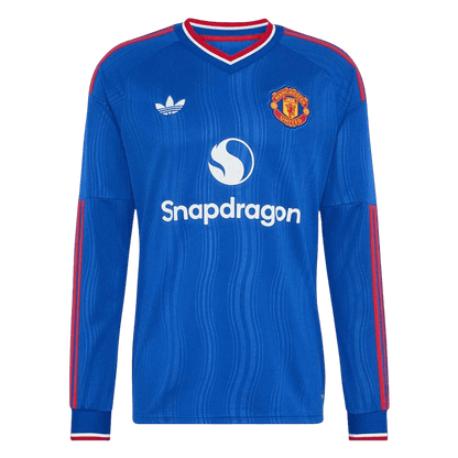 Manchester United Extérieur Maillot Manches Longues 2026/27 Bleu
