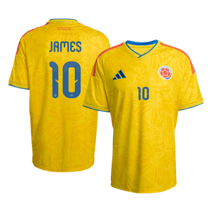 JAMES #10 Colombie Domicile Maillot Coupe du Monde 2026 Jaune