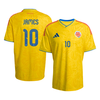 JAMES #10 Colombie Domicile Maillot Coupe du Monde 2026 Jaune
