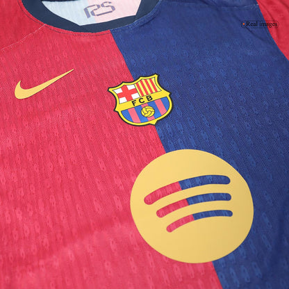Barcelone Domicile Maillot 2024/25 Authentique Grande Taille