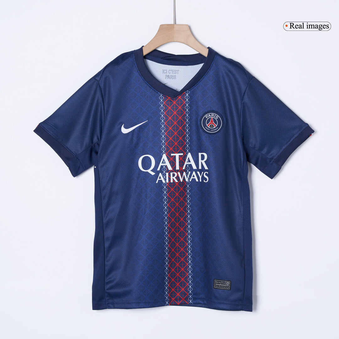 Les Paris Domicile Maillot Kit 2025/26 Junior Bleu marine